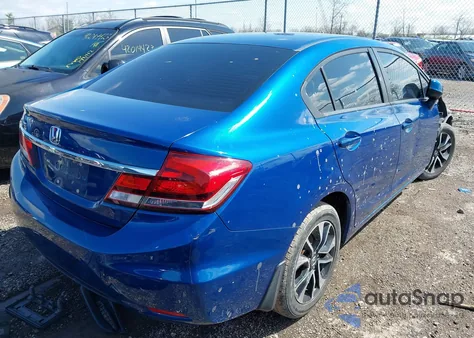 2013 Honda Civic Ex из США, поврежденный, VIN 19XFB2F80DE084783